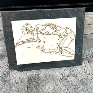 Original artwork with Matting.